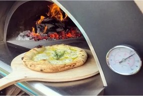 Forno A Legna Per Pizze In Acciaio 80x60 Cm Pulcinella Clementi Da Esterno