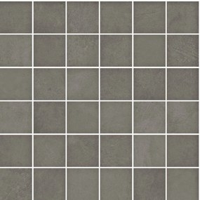 Decoro 30x30 cm mosaico greige effetto resina 10 mm in gres fine porcellanato Ragno Re Solution 00R6RF04