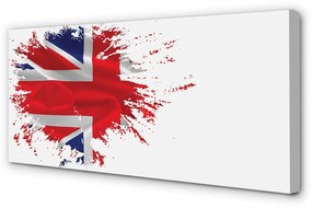 Quadro su tela La bandiera della Gran Bretagna 100x50 cm