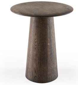 Tavolino rotondo in rovere massiccio ø 40 cm Mushroom – Gazzda