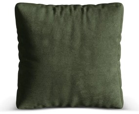 Cuscino per divano componibile verde con rivestimento in velluto Martina – Micadoni