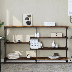 Tavolo Consolle Rovere Fumo 160x32x95 Cm Legno Multistrato /