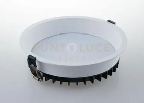 Incasso led xanto bianco in alluminio 30w 3000lm 3000k 22x22x5,5cm ...