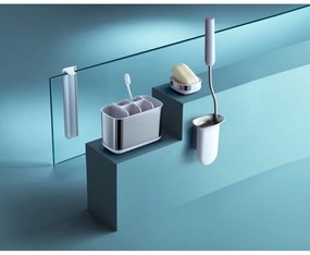 Porta spazzolino in acciaio inox EasyStore - Joseph Joseph