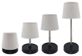 Lampada da tavolo LED dimmerabile touch 3W 5V USB 800mAh bianca