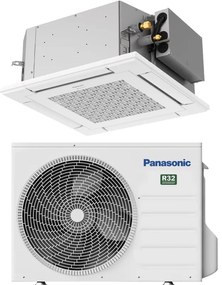 Condizionatore a muro monosplit PANASONIC a cassetta Nanoex  60X60 18000 BTU classe raffreddamento A++