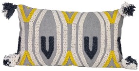 Eglo 420043 - Cuscino decorativo CHEVERY 35x60 cm grigio/giallo