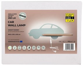 Lampada per bambini color menta Car - Candellux Lighting