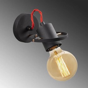 Lampada da parete nera Vaveyla – Opviq lights
