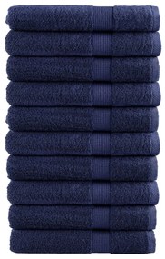 Asciugamani Sauna Solund 10 Pz Blu Navy 80x200cm 600gsm /