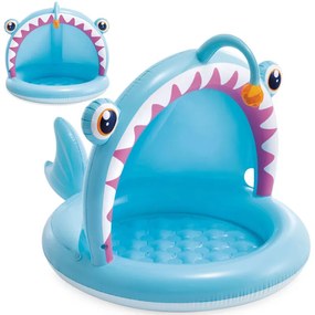 Piscina per bambini Intex 58419 Fisherman's Fish con tetto 102 x 94 cm