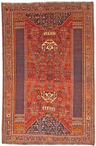 Gashghai Tappeto persiano 280 x 180 Rosso (Iran) Annodato A Mano