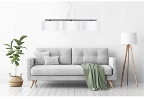 Lampadario a sospensione con filo ASTRA 3xE27/60W/230V bianco