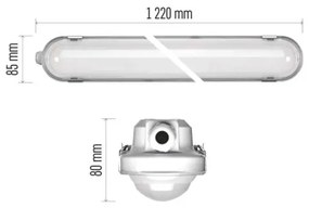 Lampada tecnica LED con modulo di emergenza LED/32/40/48/54W/230V 4000/6500K IP66