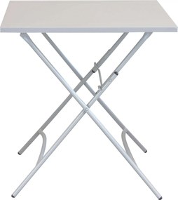 ROMANUS - tavolo da giardino quadrato pieghevole in ferro