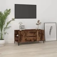 Mobile Porta TV Rovere Fumo 102x44,5x50 cm in Legno Multistrato cod 11424