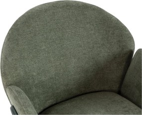 Set di sedie da pranzo verde in imbottito 2 pz Aslin – MOME