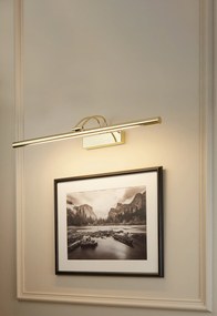 Applique Contemporanea Maiorca Acciaio Ottone Led 15W 3000K