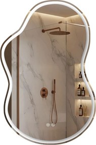 Specchio LED UNO DOUBLE – 80x55 cm