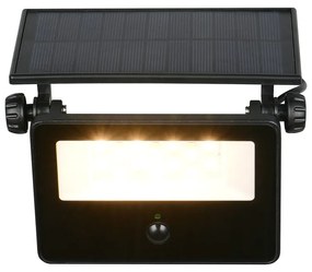 Illuminazione esterna LED con alimentazione a pannelli solari con sensore di movimento da parete (altezza totale 15,5 cm) Moura – Trio