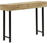 Tavolo Consolle in Legno Massello di Mango 102x30x79 cm 246977