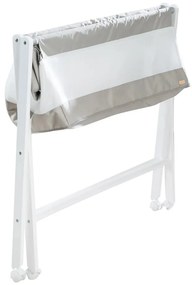 Culla pieghevole bianca su ruote 90x45 cm - Roba