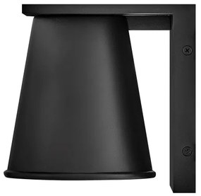 Hinkley HK-HANS-S-BLK -Applique a LED da esterno HANS 1xGU10/8W/230V IP44