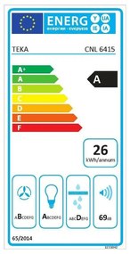 Cappa Classica Teka 40436811 60 cm 385 m3/h 64 dB 110W Bianco