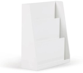 Kave Home - Libreria Adiventina in MDF bianca 59,5 x 69,5 cm