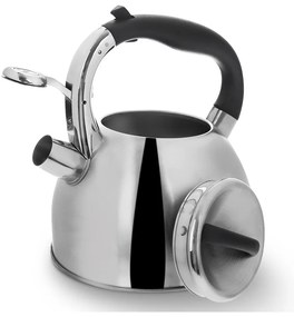 Teiera in acciaio inox con fischietto incernierato Darek, 2,7 l - Orion