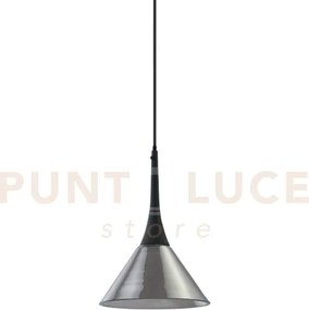 Cocktail sospensione in metallo color fume' 1 luce 3000k 7w 670 lm
