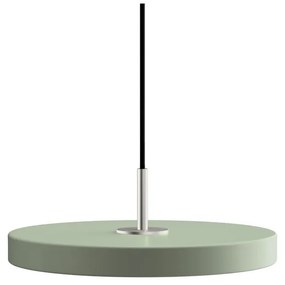 Lampada a sospensione LED verde chiaro con paralume in metallo ø 31 cm Asteria Mini - UMAGE