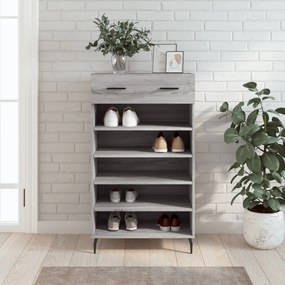 Scarpiera Grigio Sonoma 60x35x105 Cm İn Legno Multistrato /