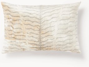 Copricuscino in viscosa con motivo jacquard Helene