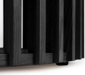 Tavolino in rovere nero , ø 83 cm Drum - Woodman