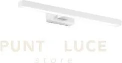 Applique da specchio led lancer bianca in metallo 10w 4000k 1110lm ...