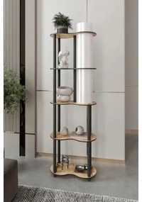 Lampada da terra con ripiani NOTO 1xE27/40W/230V beige/nero