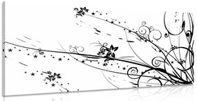 Quadro su tela – Con motivo floreale