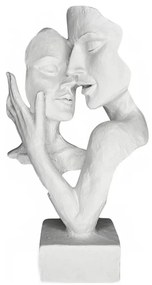 Decorazione da tavolo in resina, 29x9x17 cm, bianca