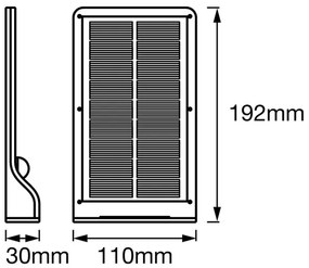 Osram - Applique solare a LED con sensore DOORLED LED/3W/3,3V IP44