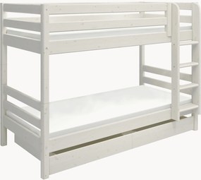 Letto a castello in legno di pino con contenitore Classic