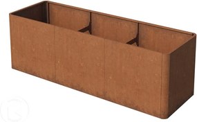 PRIMEYARD 250 x 80 x 80 cm Orto rialzato, acciaio corten, look ruggine - (GFPV01089)