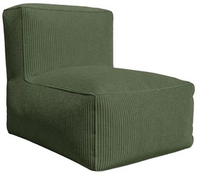Poltrona in Velluto a coste Verde - NOUMARA