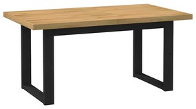 Tavolo Pranzo Noaın Gambe A Forma U 160x90x75 Cm Legno Massello /