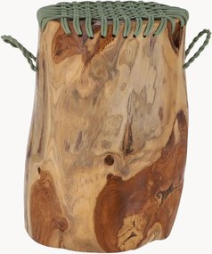 Sgabello da giardino in legno di teak Cono