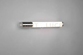 Piera h2o applique led 8w 850lm, 3000k bordo cromo con presa corren...