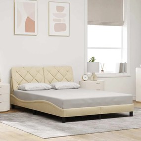 Giroletto Senza Materasso Crema 140x190 Cm İn Tessuto /