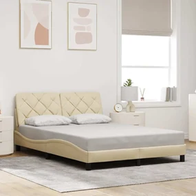 Giroletto Senza Materasso Crema 140x190 Cm İn Tessuto /