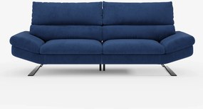 Eclipse Divano dal design moderno 2 e 3 posti con schienali traslanti - piedini alti in elegante microfibra smacchiabile T11