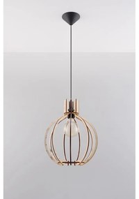 Lampada a sospensione in legno Laranxa - Nice Lamps